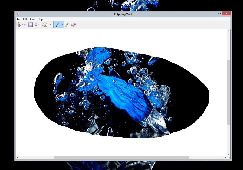 Snipping Tool editor