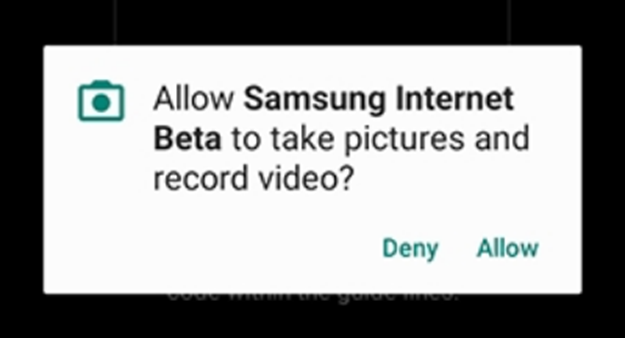 Samsung internet beta