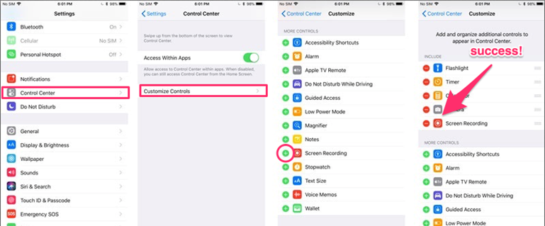 How to Screen Record in iOS