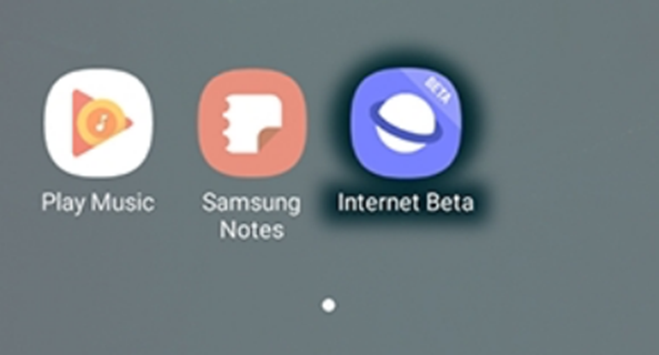 Samsung Internet Beta app